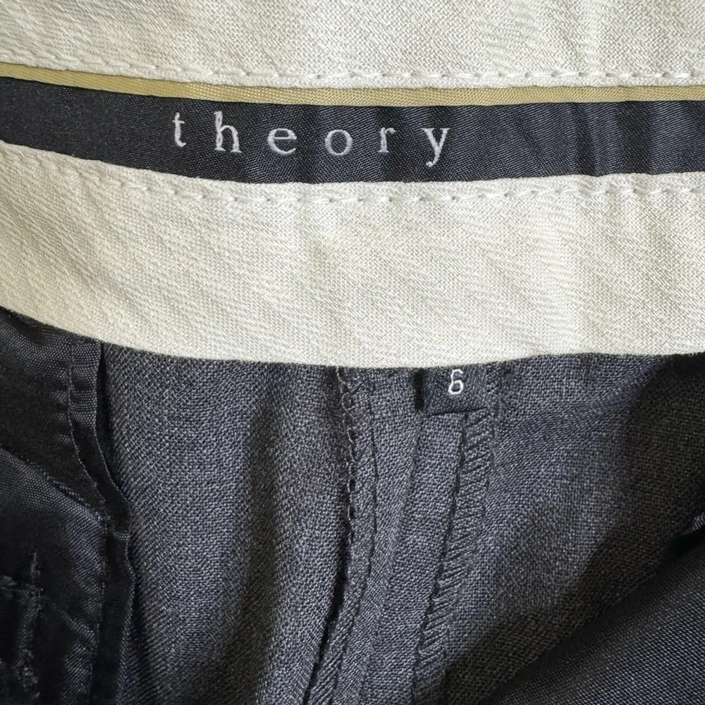 Theory Wool Blend Tapered Shorts 6
